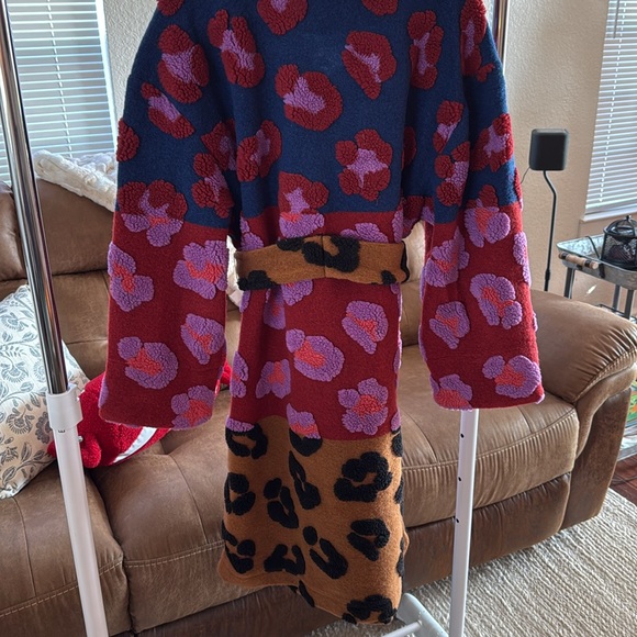 Farm Rio mixed leopards fleece coat - Picture 8 of 16